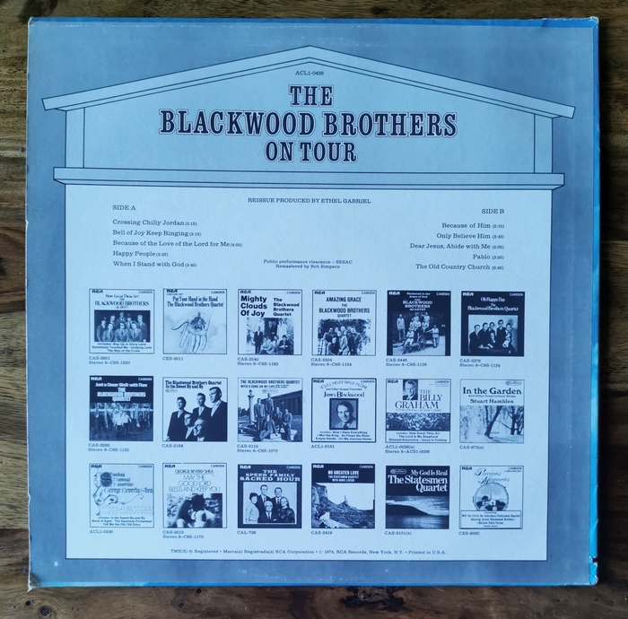 blackwood brothers tour schedule