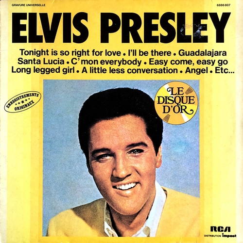 Balehval Dykker Prestigefyldte Elvis Presley - Collection Impact - Vinyl LP 33T - Melodisque