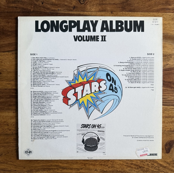 Stars On 45 Longplay Album LP1
