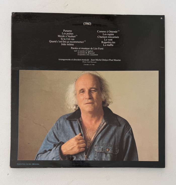 Leo ferre Paname 2 LP1
