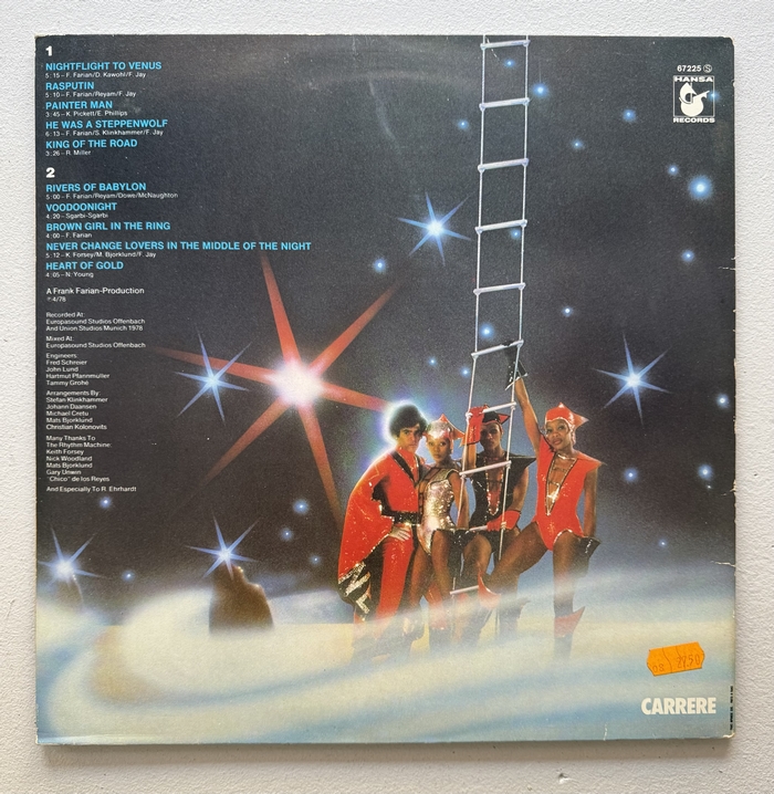 Boney M Nightflight To Venus LP1
